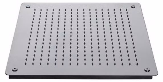 Doccia a pioggia XXL in acciaio inox DPG5005 superpiatta - 50 x 50 cm - Installazione a soffitto