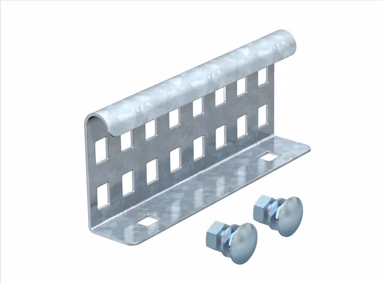OBO Connettore longitudinale per scaletta portacavi, 64x150, nastro in acciaio zincato, 1 pz.