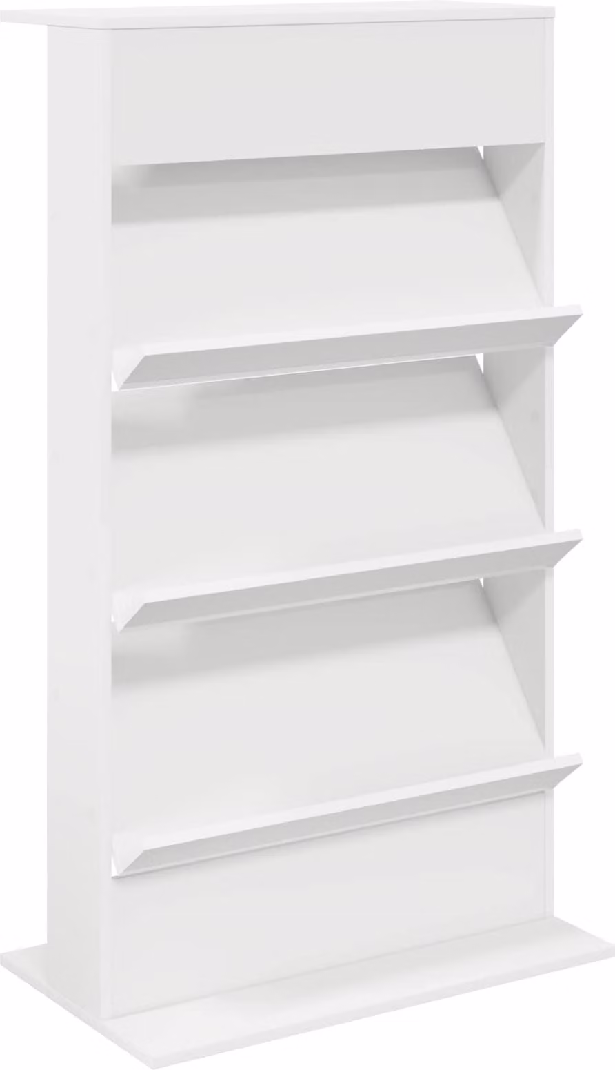 Scaffale per riviste Bianco 70 x 41 x 126 cm Legno multistrato