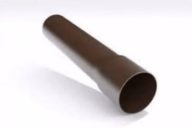Pluviale tondo in PVC Coxe By Edilidrico color testa di moro, lunghezza 3 m