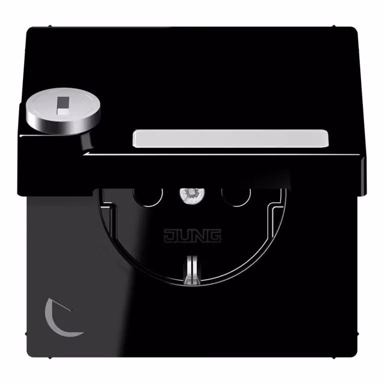 Jung LS1520NAKLSLSW Presa Schuko con serratura a scatto