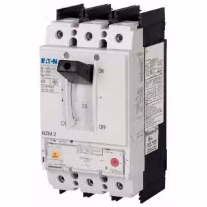 Interruttore automatico Eaton, 3 poli, 25 A, morsetti a telaio 107811