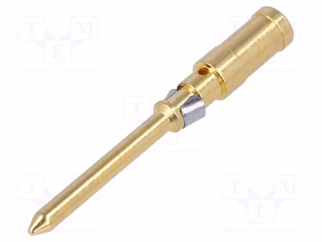 1 connettore placcato in oro, morsetto a pressione, sezione 1,5 mm², 1 contatto maschio, 10A, 10A-GM-1.5, marca DEGSON, per connettori
