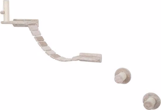 Struttura per arrampicata per gatti - Beige - Superficie su cui gattonare con zona relax e riposo