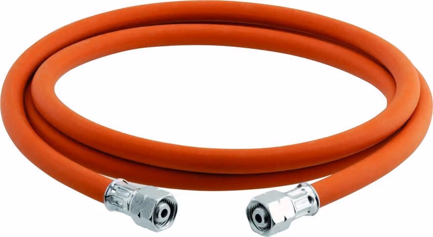 Tubo flessibile ad alta pressione per propano 3/8 lks x 3/8 lks 6,3x5, lunghezza tubo: 3 m