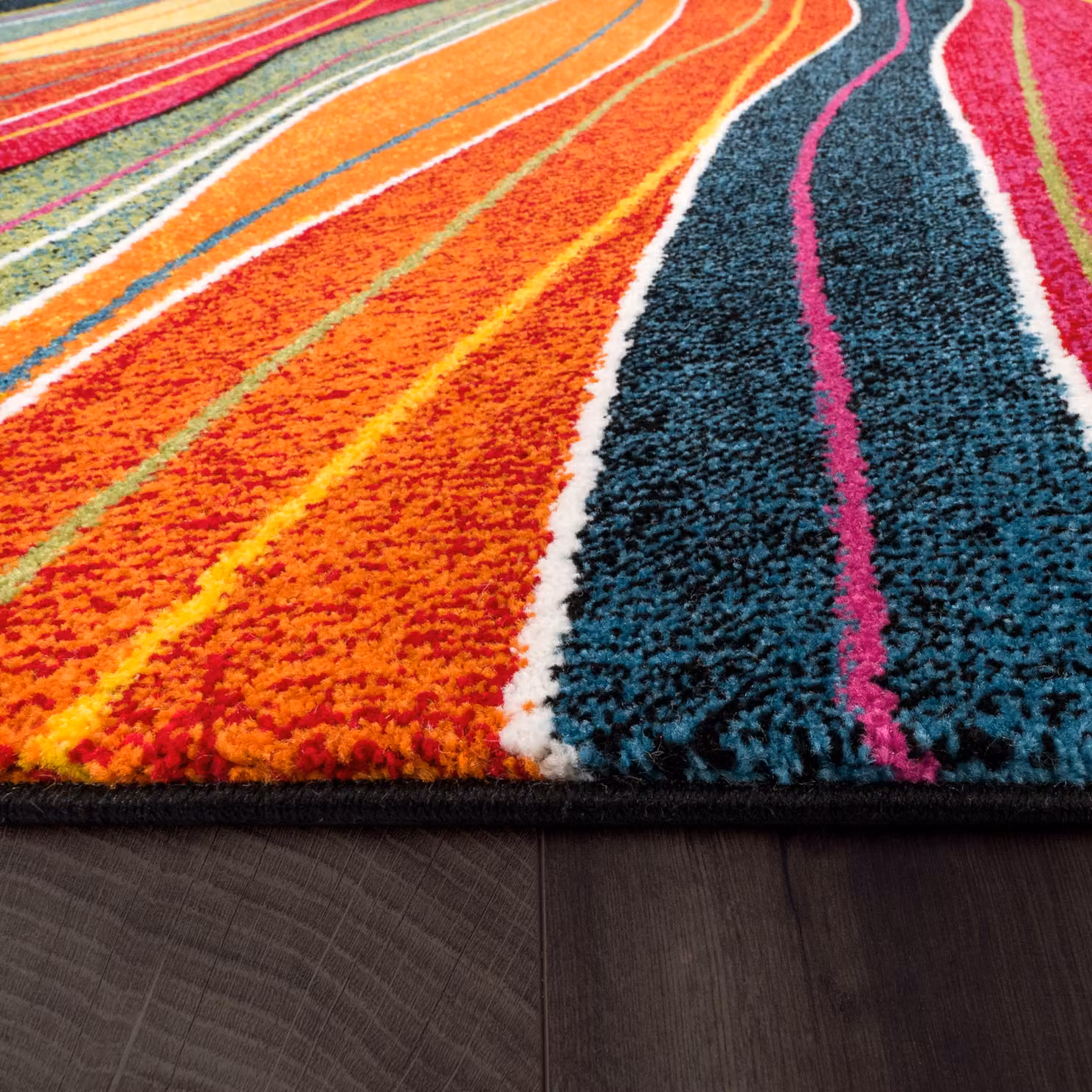 Tappeto Horizon multicolore a righe con design moderno L: 290 cm, P: 200 cm – 2