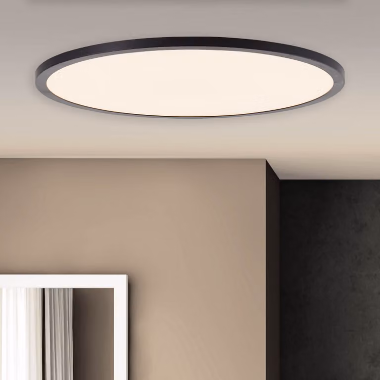 BRILLANTE plafoniera moderna a LED TUCO | pannello dimmerabile tramite telecomando | colore della luce regolabile + funzione luce notturna | Ø 50 cm | 33W 3900 lumen da 3000 a 6500 Kelvin | plastica