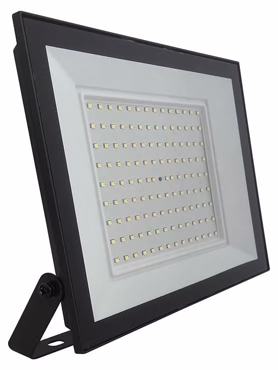 V-TAC PRO Faro LED Slim E-Series 100W – 4000K – 9500 lm – 110° – Alluminio nero – IP65 – Driver integrato – 23980