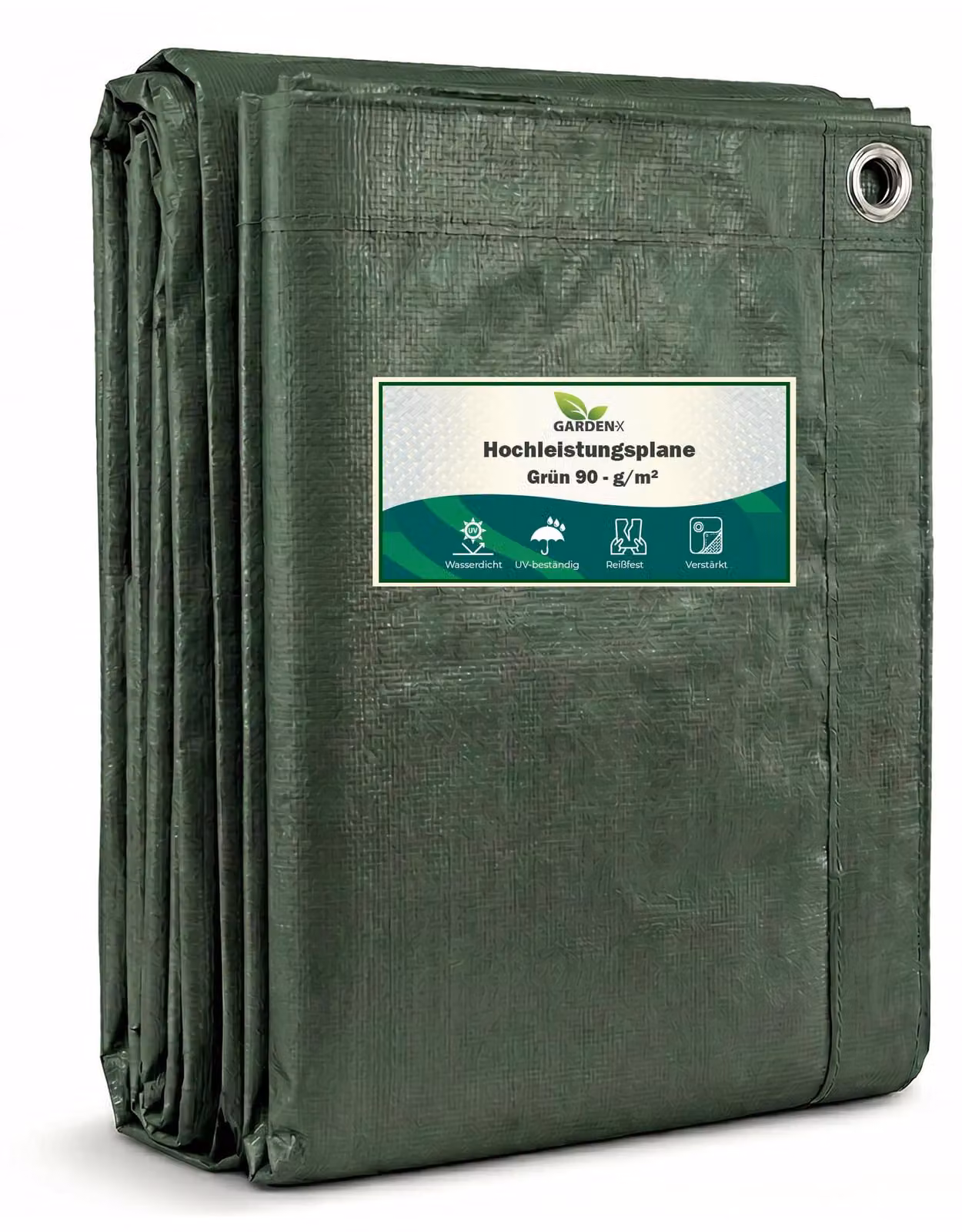 Telo multifunzione GARDENIX, 3m x 3m, verde, 90 g/m², telo protettivo, telo coprioggetto