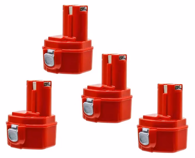 Batterie ricaricabili, capacità di 5000 mAh, compatibili con diversi modelli, confezione da 4 batterie da 5,0 Ah, 12V