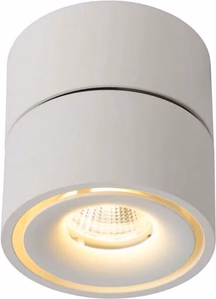 Faretto LED da soffitto Lucide Yumiko in alluminio bianco con luce calda 2700K 8W