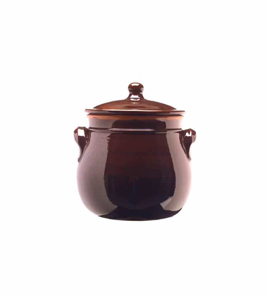 Coli Pentola in Terracotta - Marrone - 16 cm