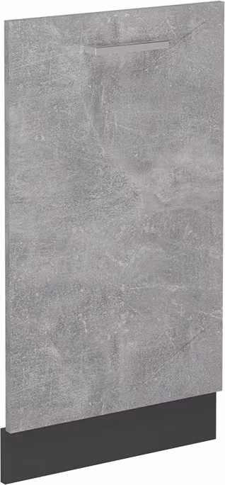 Pannello frontale della lavastoviglie Vicco R-Line Calcestruzzo 45 cm senza piano di lavoro, Model 54491