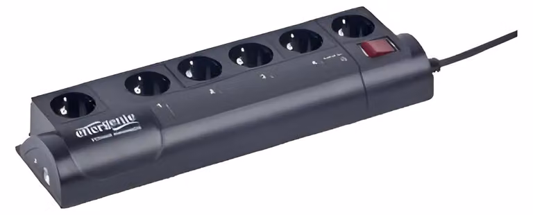 Gembird EG-PMS2 gembird Steckdosenleiste 6fach Ü-Schutz/Programmierb./USB-An