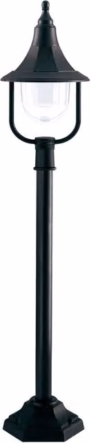 Paletto luminoso esterno nero E27 60W Shannon Elstead