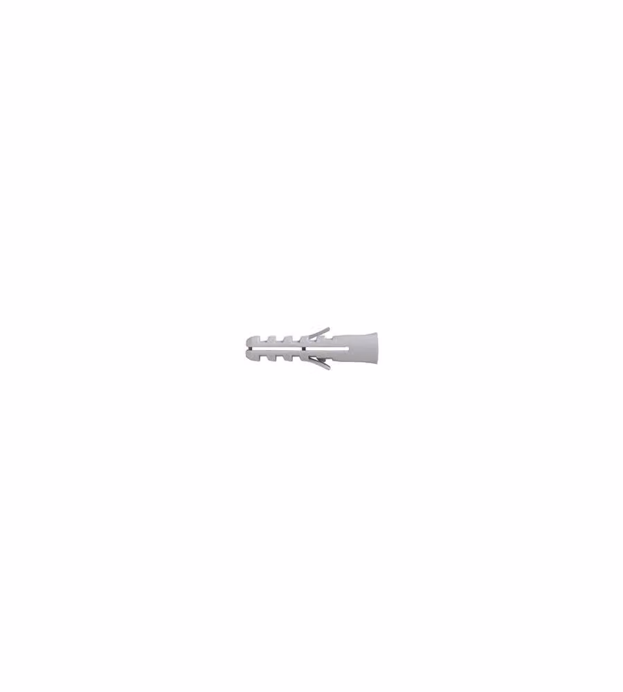 Tasselli in nylon Masidef bianchi per cemento senza collarino Diam. 5 mm x 25 mm, confezione da 40 pz.