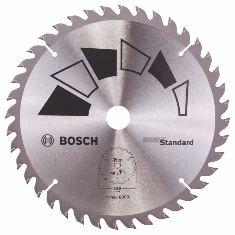 Lama per sega circolare Bosch STANDARD, fai da te, 190 x 20 x 2,2 mm, 40
