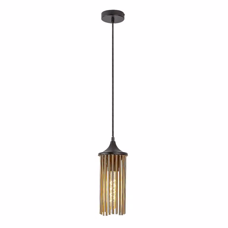Lampada a sospensione E27 1x40W nero opaco 72151 Roxas Rabalux