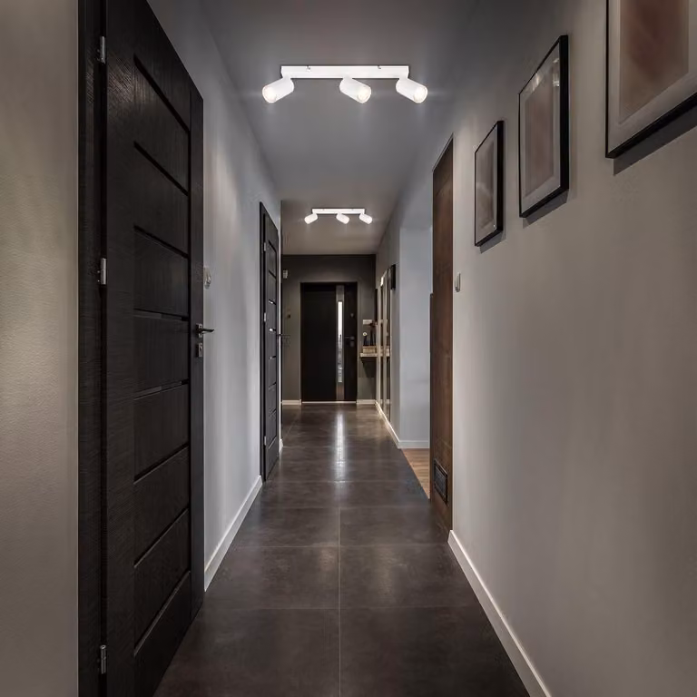 Lampada da parete 10 cm ecc. E27 max. 10 Watt IP44 Protezione dagli spruzzi d'acqua nero Briloner