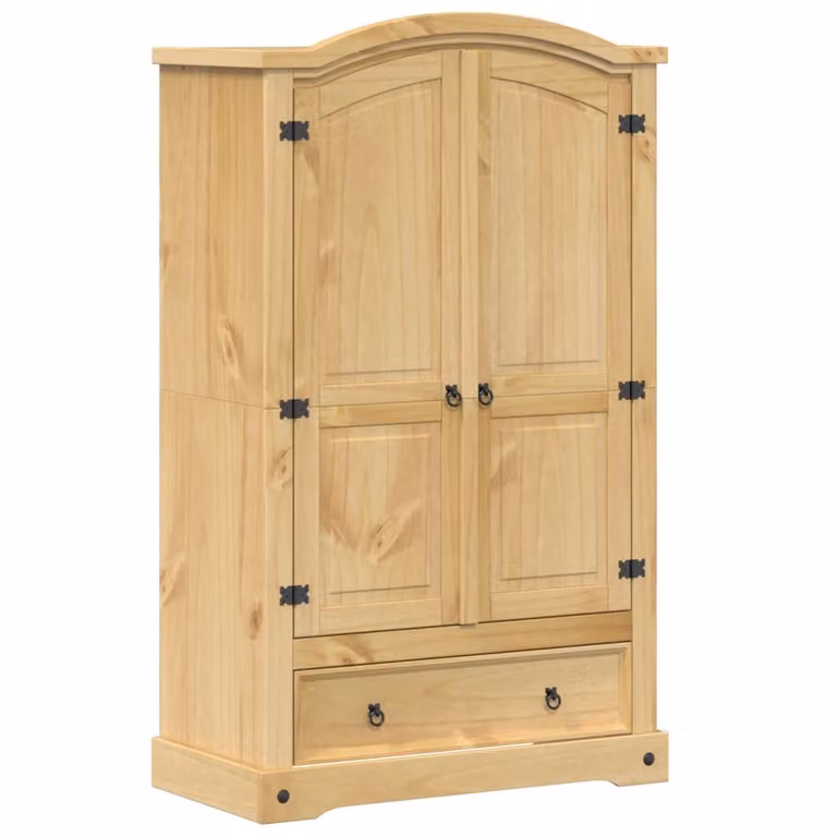 Armadio 101x52x170 cm in legno di pino massiccio