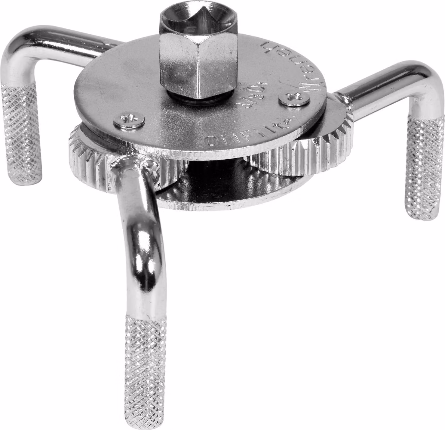 Chiave per filtro olio a 3 bracci 65-110mm, 3/8", 1/2"