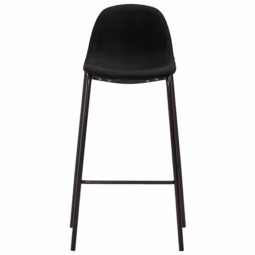 Set da bar moderno vidaXL in metallo e MDF nero e bianco per giardino
