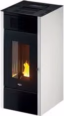 Stufa a pellet SABA 14 T2 White da 13,7kW Classe A+ 5 stelle