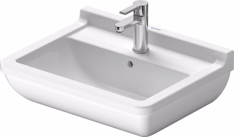 Duravit lavabo Starck 3 55cm, 1 trou pour robinet, 0300550000, 0300550000
