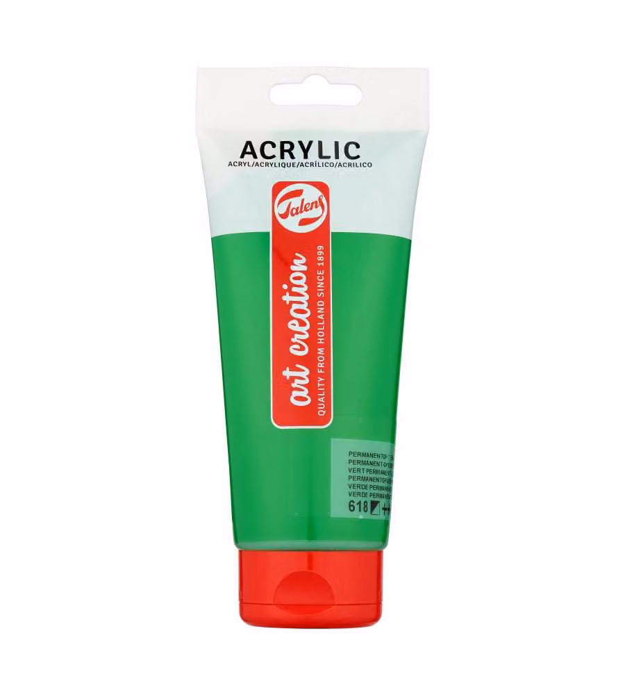 Vernice acrilica Ac Acrylic 200 ml verde permanente chiaro