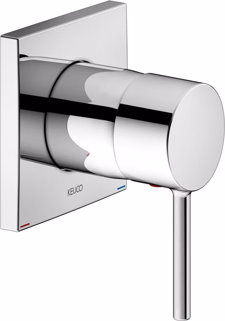 KEUCO IXMO Soft Mitigeur monocommandé encastré, rosace carrée, 59551010202, 59551010202