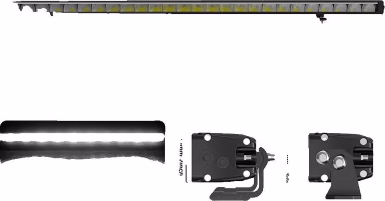 Striscia luminosa a LED, temperatura di colore 6500K, grado di protezione IP68, 52 pollici