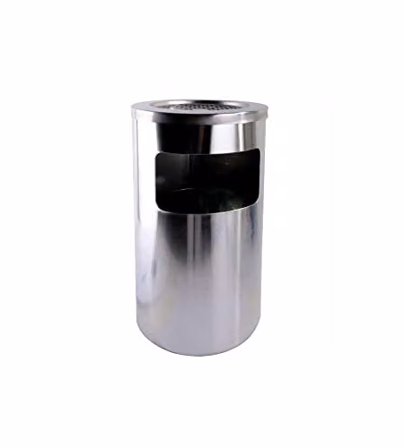 Portacenere inox 25 x 61 h cm