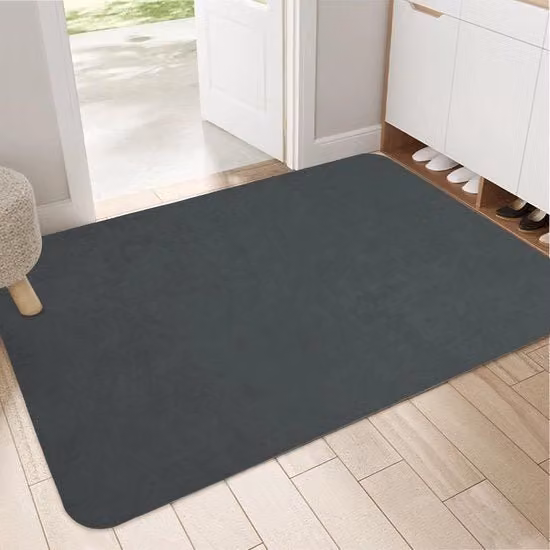 Mattonella per pavimenti interni YOFTLUJU Antracite, Spessore: 3 mm, Antiscivolo e Lavabile