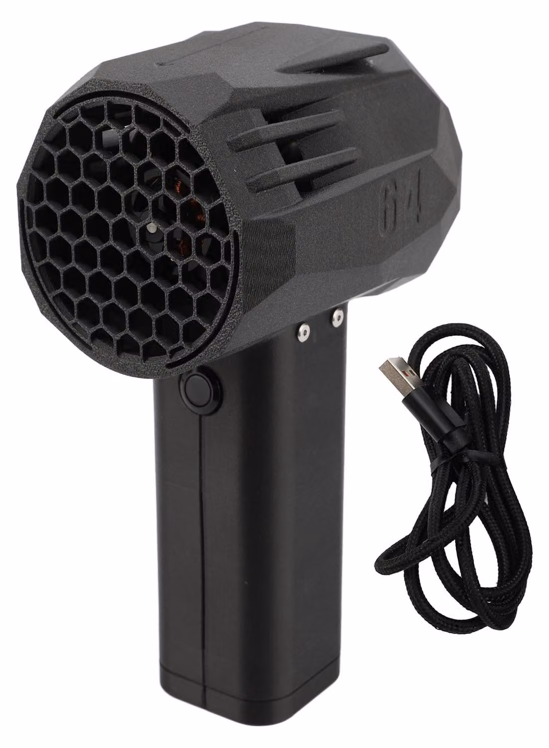 Jet Dryer Blower Violent Turbo Fan 4000 mAh Motore brushless Canale da 64 mm 20 W Ricarica rapida 1400 g di spinta Velocità del vento 240 km/h