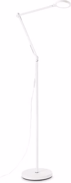 Piantana Moderna Ideal Lux Futura in Alluminio e PVC con LED da 12,5W, Dimmerabile e Regolabile, Bianco o Nero