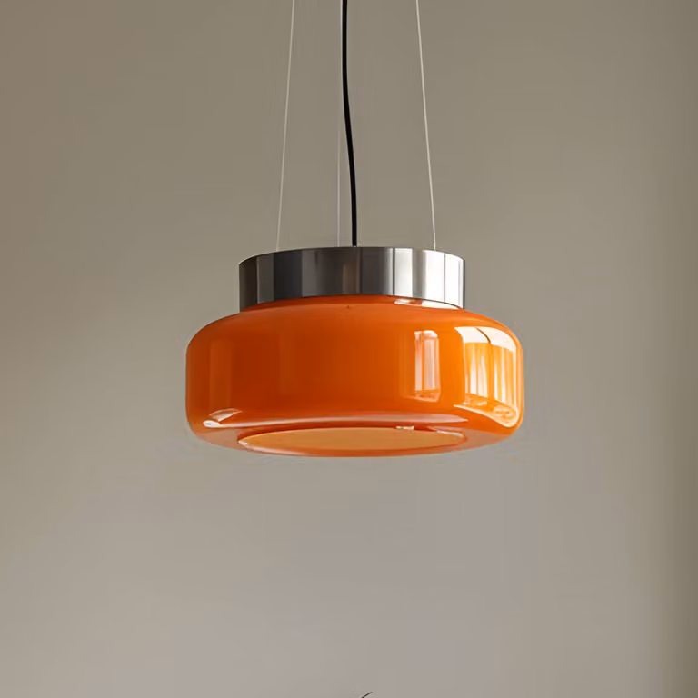 Lampada a sospensione BonBon ALDEX, dimmerabile, Giallo / Arancione, Soggiorno / Sala da pranzo, Design, Lampada a sospensione