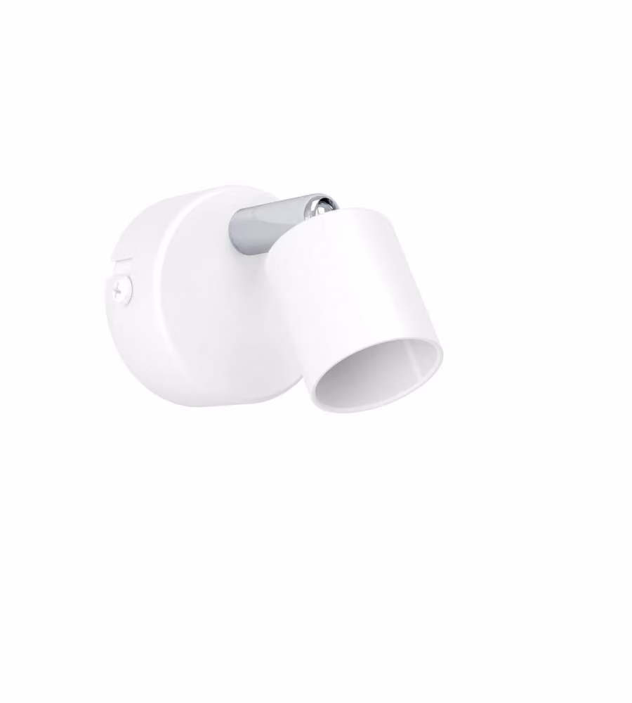 Eglo Faretto Stecci-E u10 1x5W Bianco D.60mm L65 H75 - Luce Decorativa