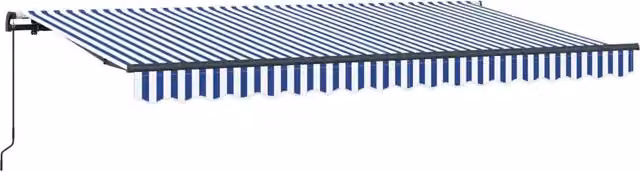 Tenda da Sole | Tenda Retrattile Blu 400 x 200 cm Tessuto