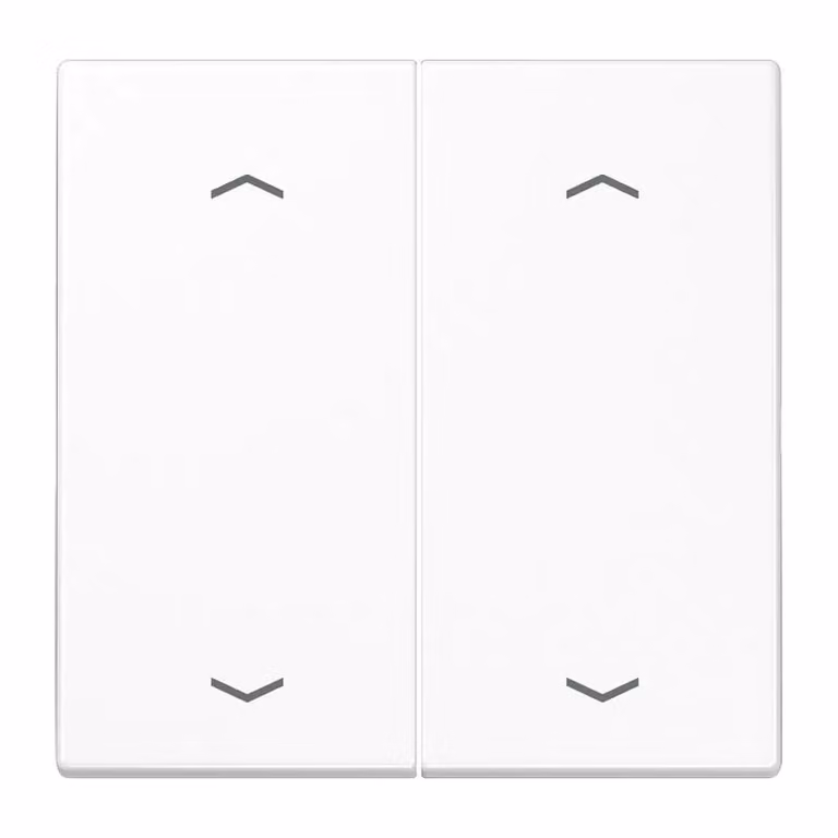 Jung ENOLS995MPWW Trasmettitore da parete wireless EnOcean con simboli, bianco alpino
