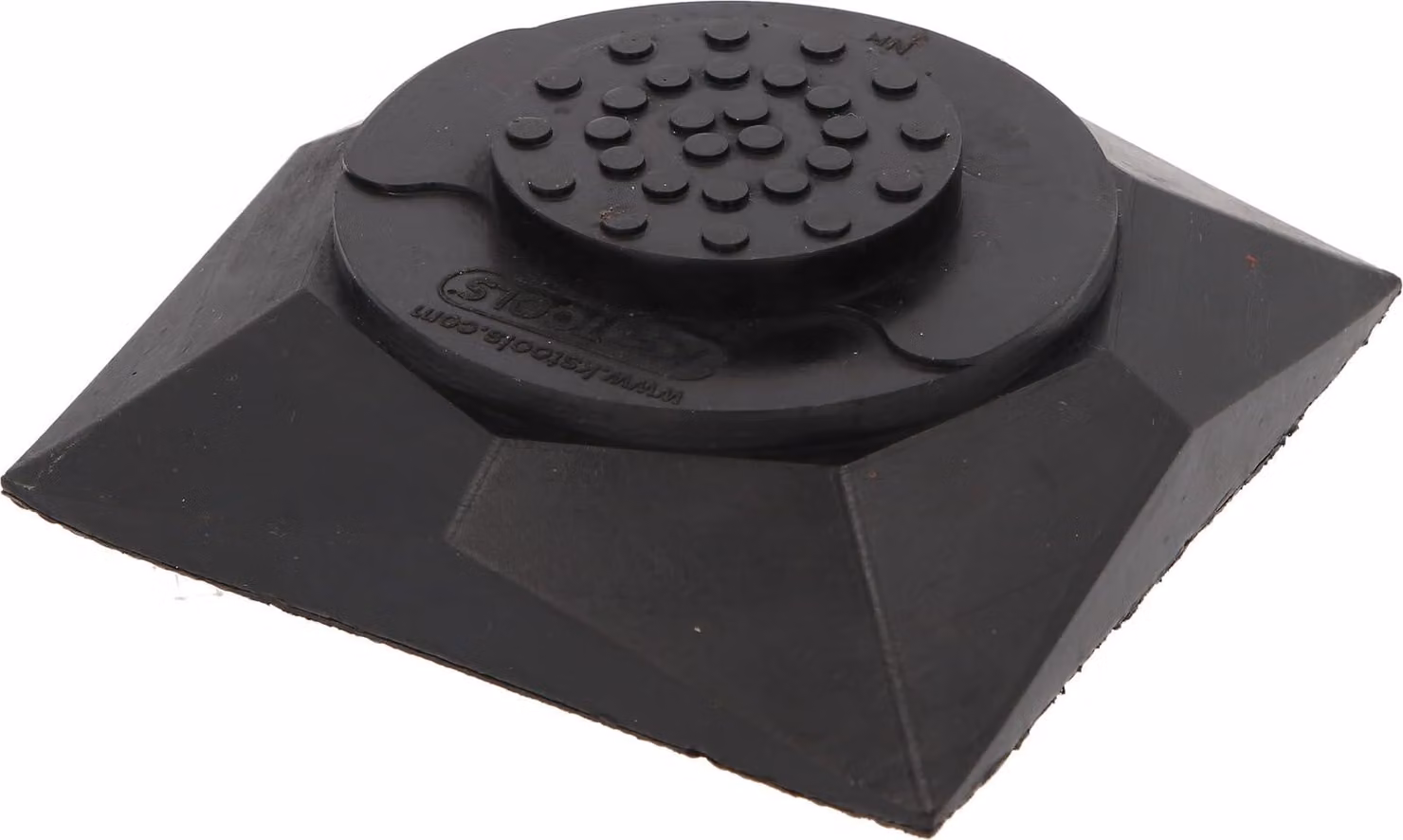 KS-Tools 160.0616 Cuscinetto in gomma 46 per piattaforme di sollevamento, 135 x 135 x 42 mm