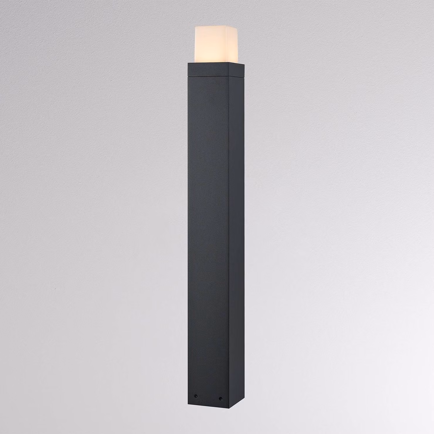 Molto Luce Lampione a LED FYNN-O, altezza 85 cm, antracite, CCT IP65 on/off FYNN-O, Nero, Alluminio, Moderno