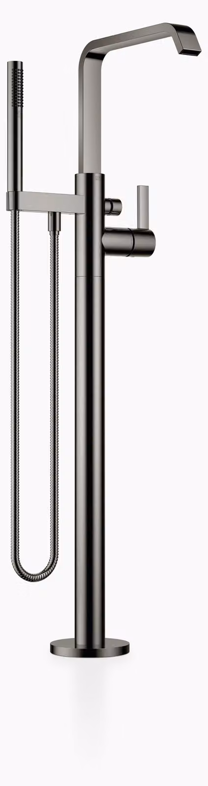 Dornbracht IMO Mitigeur monocommandé pour bain, avec tube de trop-plein pour montage indépendant, avec garniture de douche flexible, 25863671-19, 25863671-19