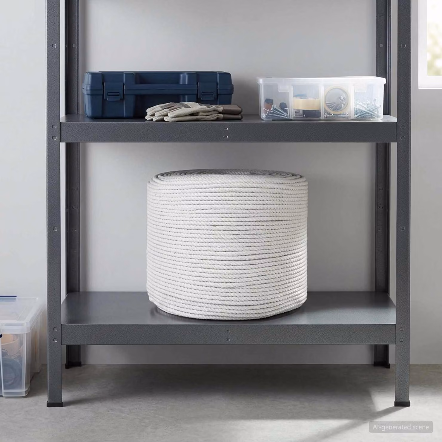 vidaXL Spago in Cotone Bianco 10 pz 2 mm 100 m