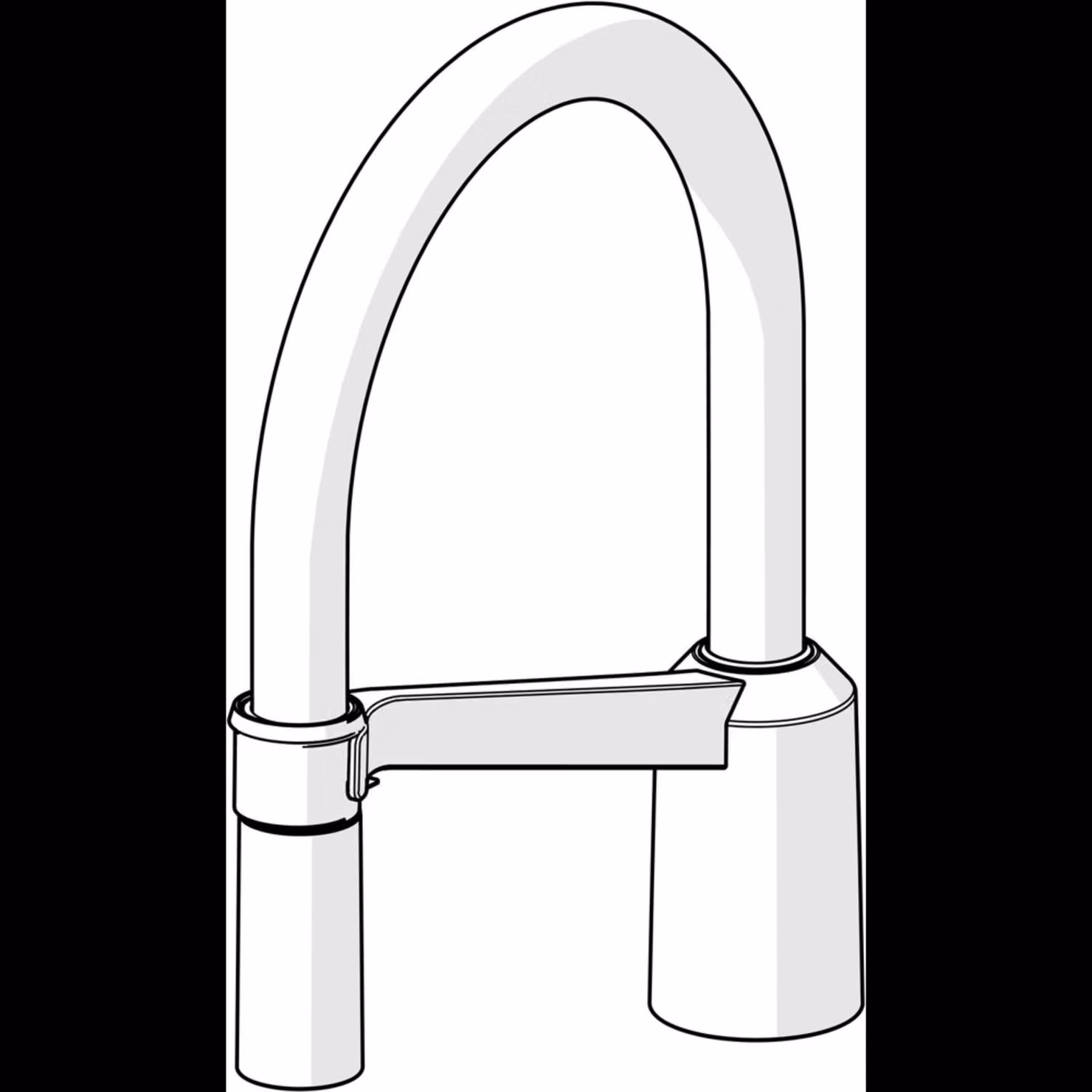 Hansa bocca alta 59914582 Uscita 200 mm chr