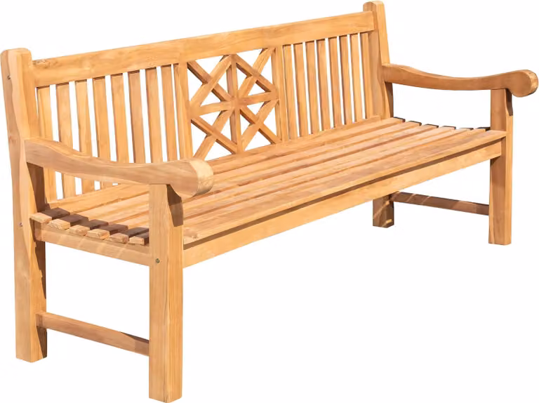 Panca da esterno in teak "Florida" | Colore: teak | Dimensioni: 220 cm