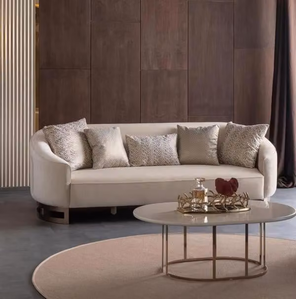 Luxus Sofa 3 Sitzer Couchtisch Couch Polstersofa 2tlg Set Wohnzimmer