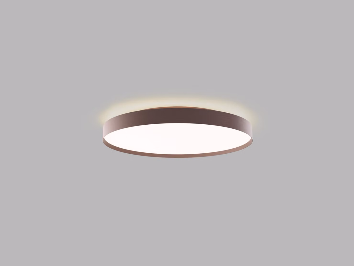 LED2 1275958D Plafona TORO 60, codice articolo CF DALI/PUSH DIM 55+10W 3000K/4000K marrone