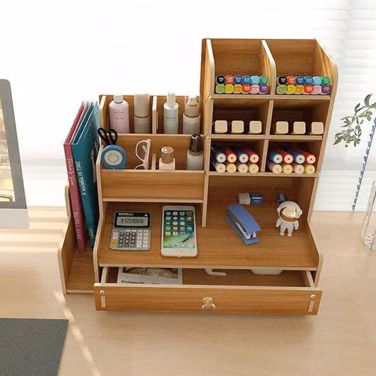 Organizer da ufficio - Contenitore organizzativo da ufficio, sistema organizzativo da ufficio 28 × 15 × 25 cm