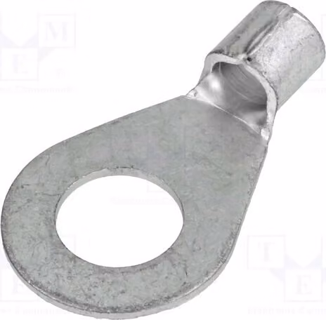 1 x Morsetto a anello: Anello M14, sezione 25mm², per connessioni di cavi, adatto a conduttori da 15mm, modello BM 02655, isolato