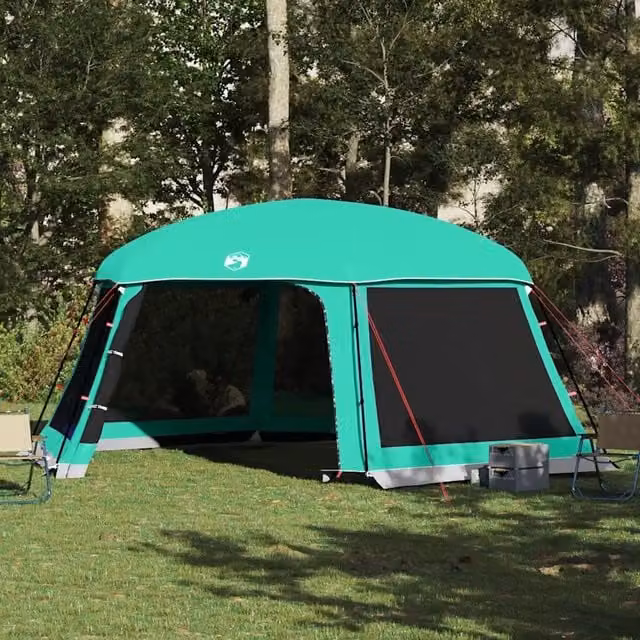 Tenda da piscina con Patta Rimovibile&Pareti in Rete-Tenda per Piscina 618x532 cm 253396